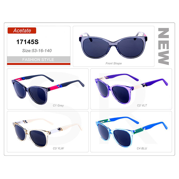 Classic Style Small Order Acetate Frame Sunglasses