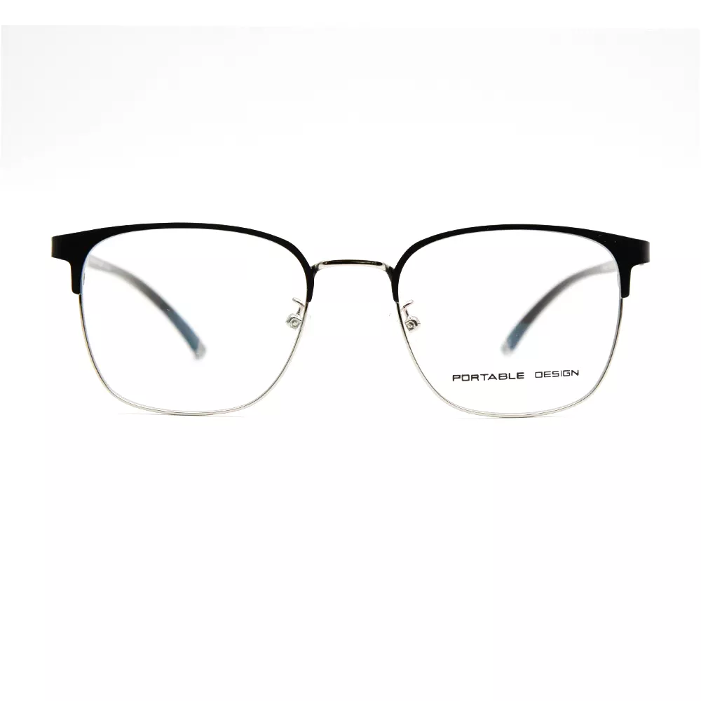 2021 Metal Frame Fashion Anti-blue Light Eyeglasses Circle Eye Glasses