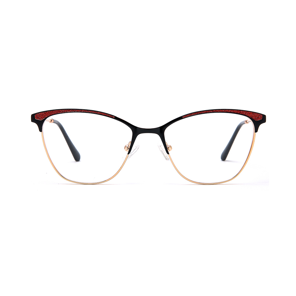 2021 Ladies Metal Cat Eye Optical Glasses Eyeglasses Frames Spectacles Frames