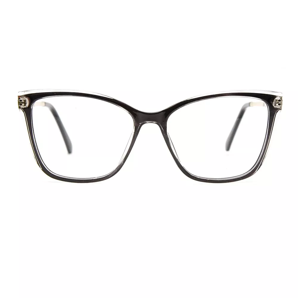High Quality Trendy Eyewear Acetate Metal Woman Optical Glasses Frames