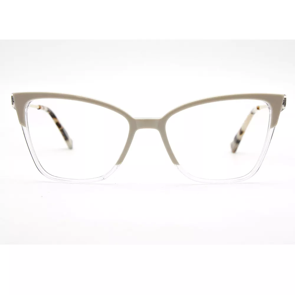 Fashion Optical Frame Eyeglass Ready Stock Acetate Metal Mixed