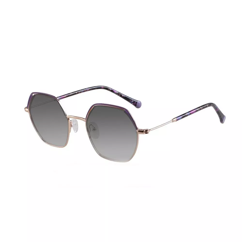 Gd Retro Fashion Sunglasses Double Color Metal Sunglasses Women Metal Sun Glasses UV400 Anti-UV