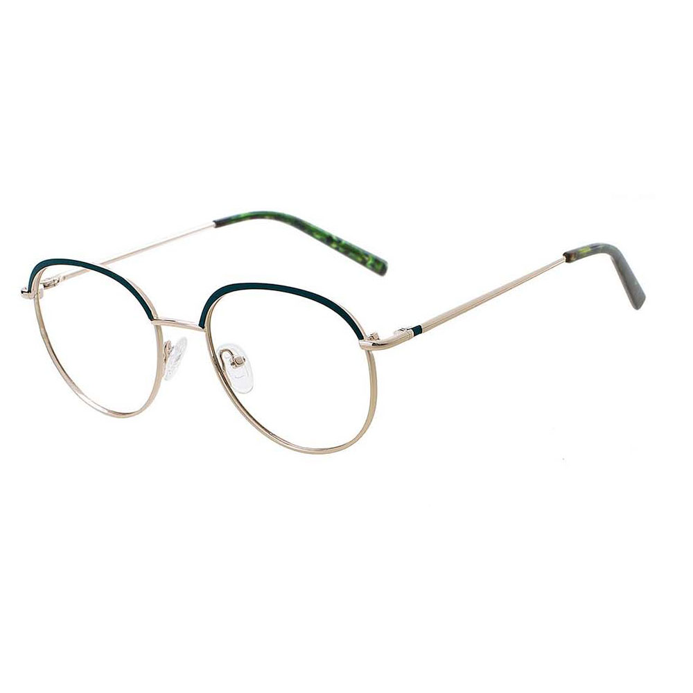 Gd Best Selling Women Fashion Design Metal Round Optical Frames Glasses  Wholesale eyewear