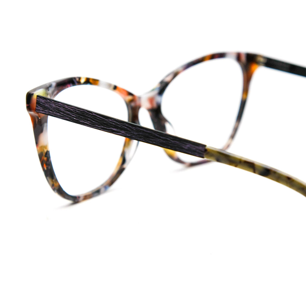 Gd Newest Italy Design  Style  Women Lamination Acetate Optical Frames Spectacle Acetate Eyewear Eyeglasses