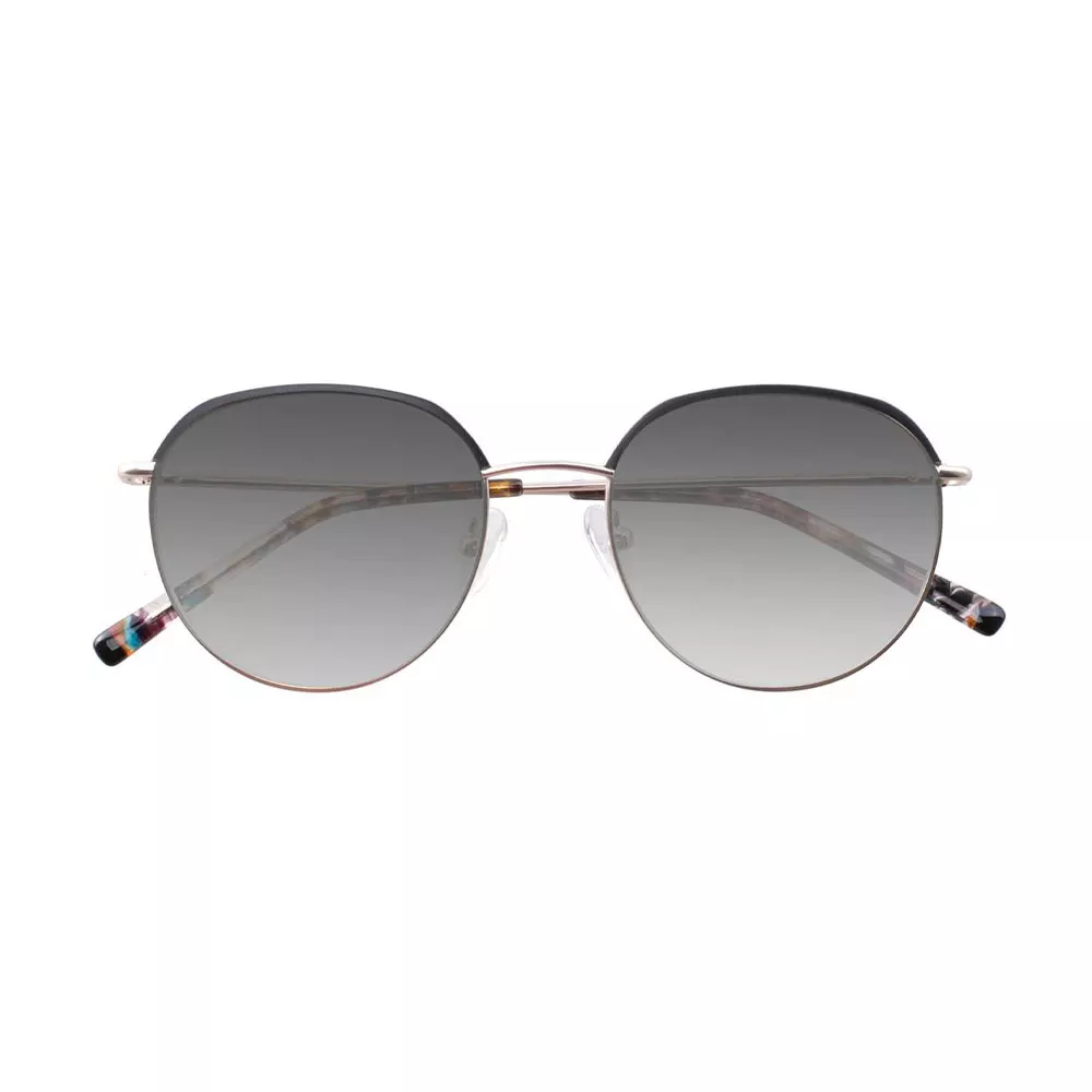 Gd  Beautiful Retro Round  Sunglasses Unisex Metal Sunglasses Unisex Metal Sun Glasses UV400 Anti-UV