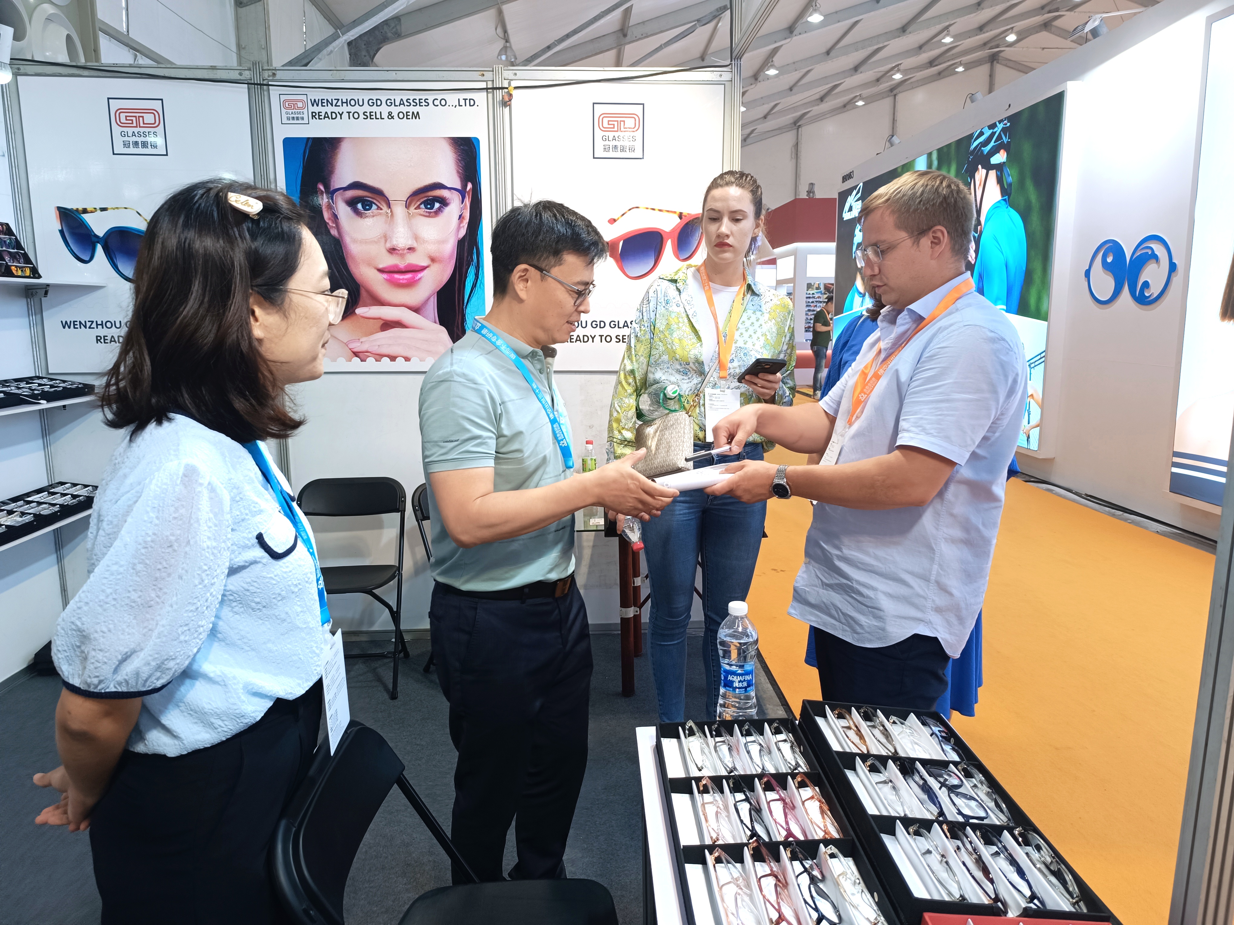 Our Company Booth at the Wenzhou Eyewear Exhibition A Resounding Success