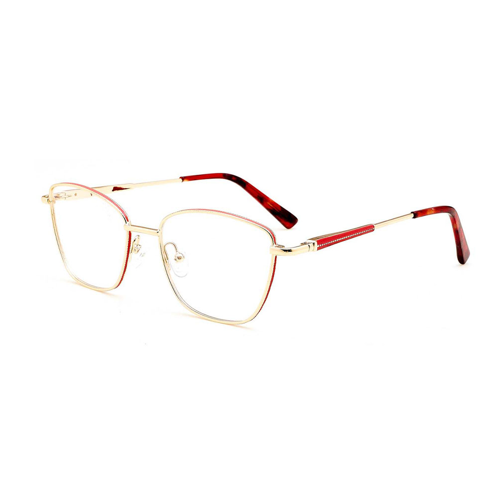 Gd Retro Stylish Beautiful Colorful Women Metal Optical Frames for Glasses Eyeglasses Frames Metal Eyewear
