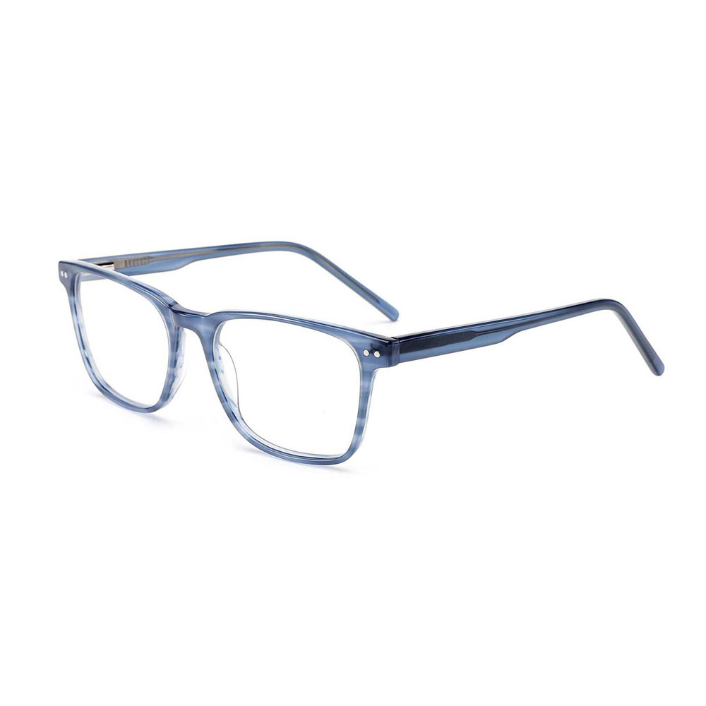Gd Best Selling Handmade Men Cheap Acetate Eyeglasses Frames Transparent with Clear Lenses Eyewear