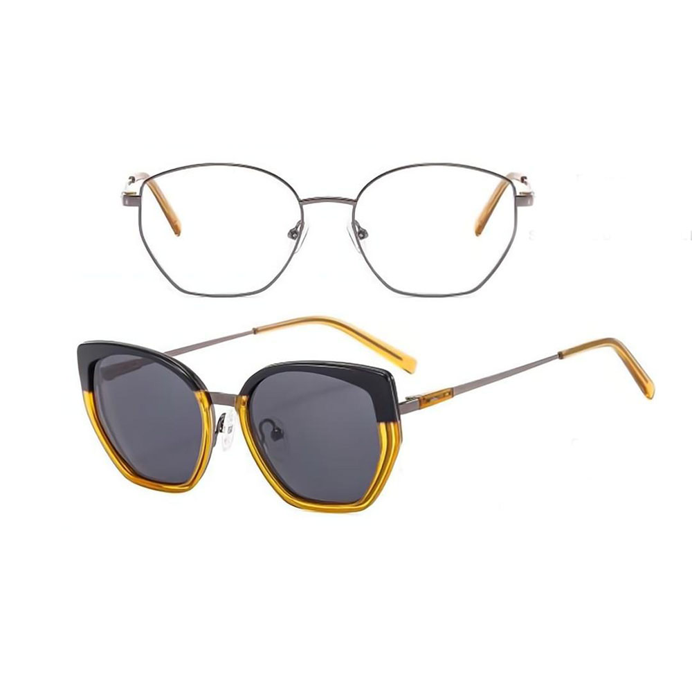 Gd Unisex In Stock Hot Selling  Metal&ACETATE  Clip on Sunglasses Fashion Designer Sunglasses Trendrehab Lentes