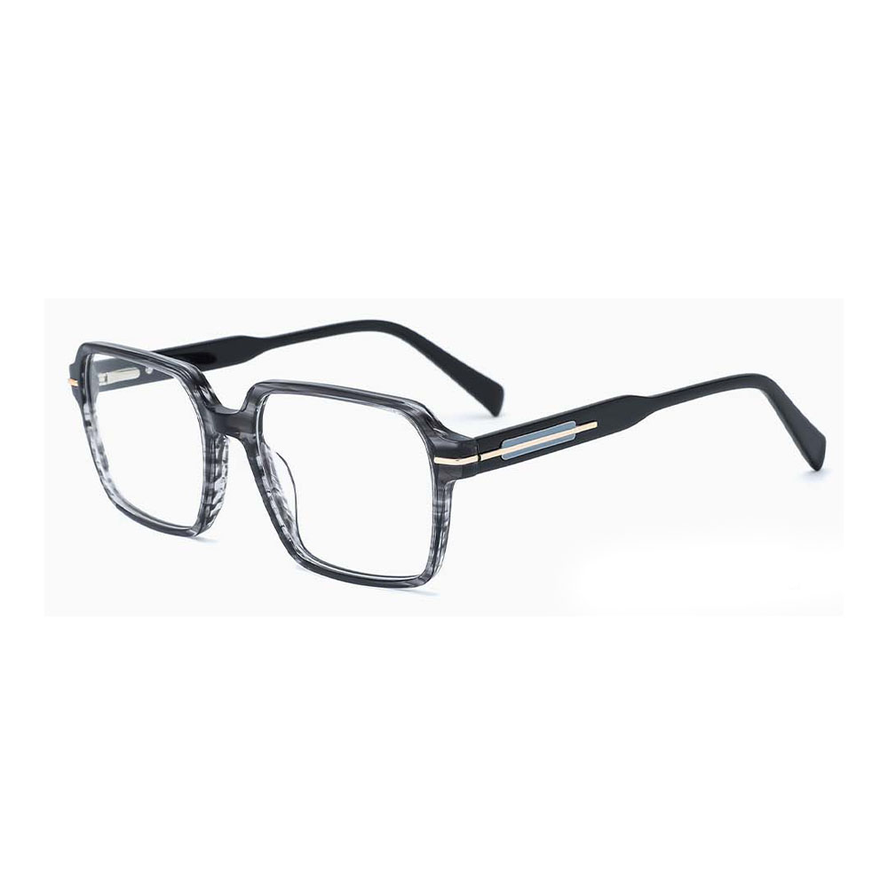 Gd Fashionable Vintage Men Spectacle Square Acetate Demi Eyewear Retro  Optical Frames
