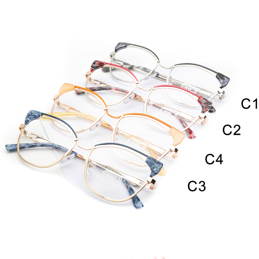 Gd Newest Italy Design High End  Acetate Metal  Optical Frames Lenses Eyewear Women Eyeglasses