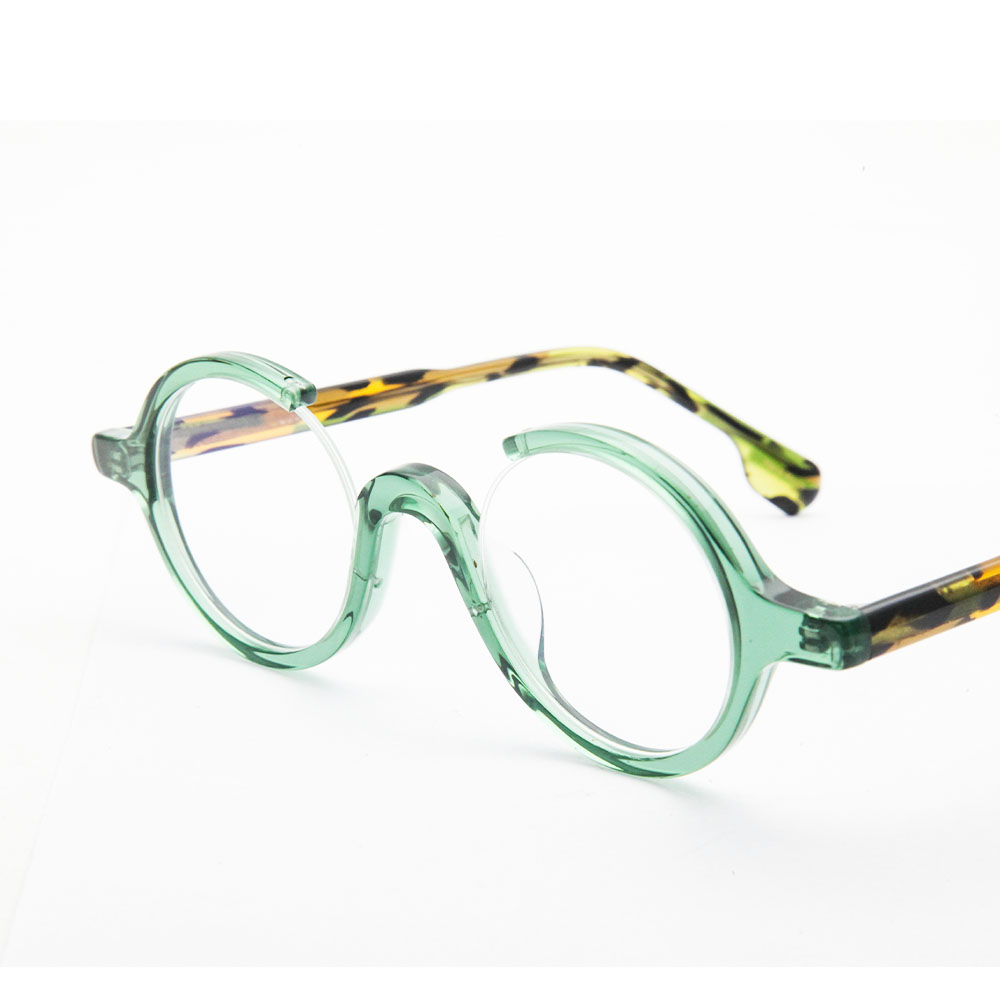 Gd High End Colorful Round Acetate Optical Frames Women Acetate Eyeglasses Frames