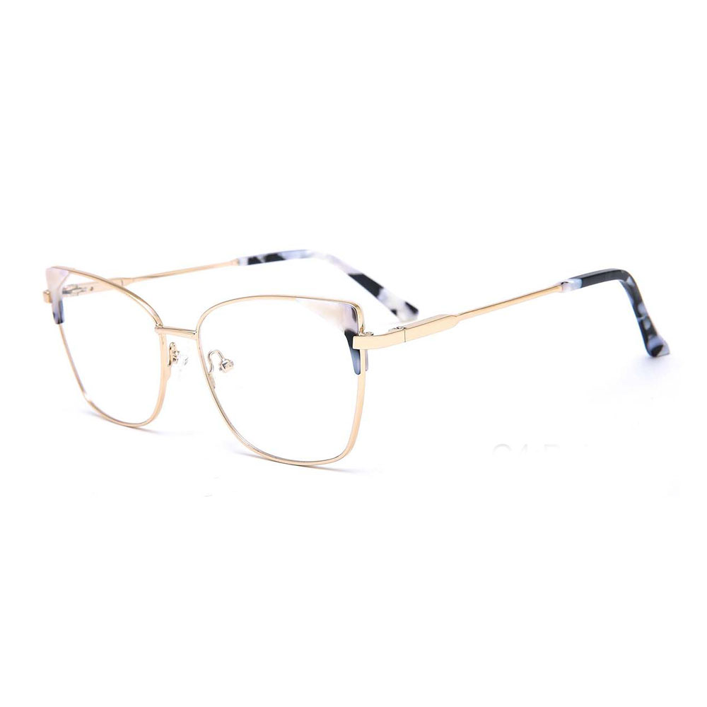 Gd  Metal Acetate Italy Design Colorful Women Metal Optical Frames Stylish Glasses for Women