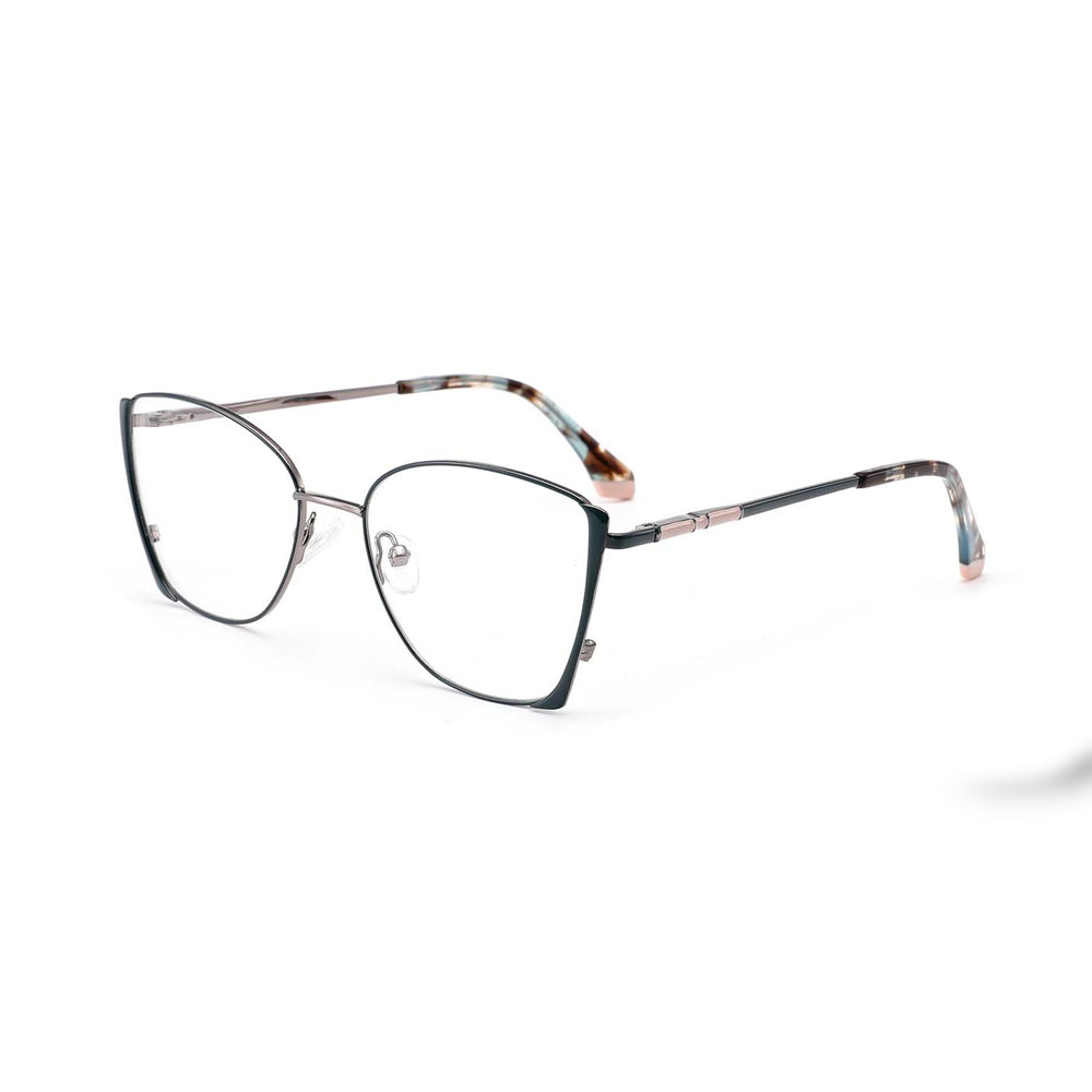 Gd Trendy Style Women Beautiful  Metal Optical Eyewear Retro Cat Eye Eyeglasses Glasses Frames