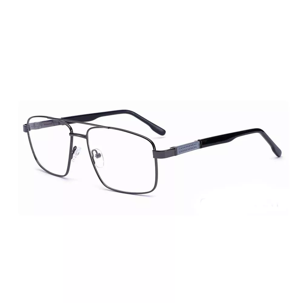 Gd Business Style High End Metal  Eyewear Retro Men Rectangle Rimless Eyeglasses Frames Glasses Frames