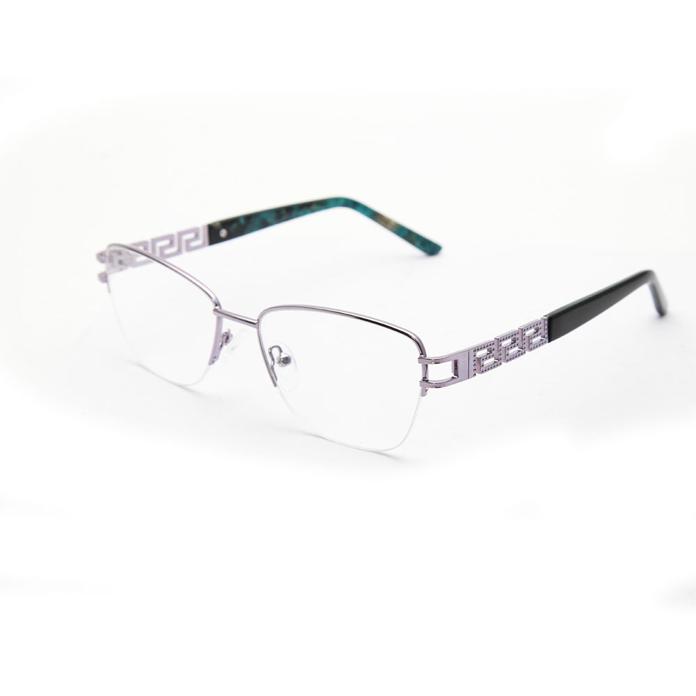 Gd Vintage Metal Acetate Temple Optical Frame Fshionable Style for Women  Full Rim Eyeglasses Frames