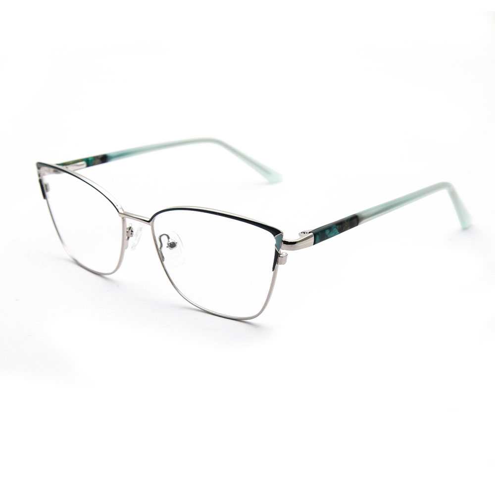 Gd Classic Luxury Metal Acetate Temples Ready to Stock  Optical Frames Stylish Glasses for Women