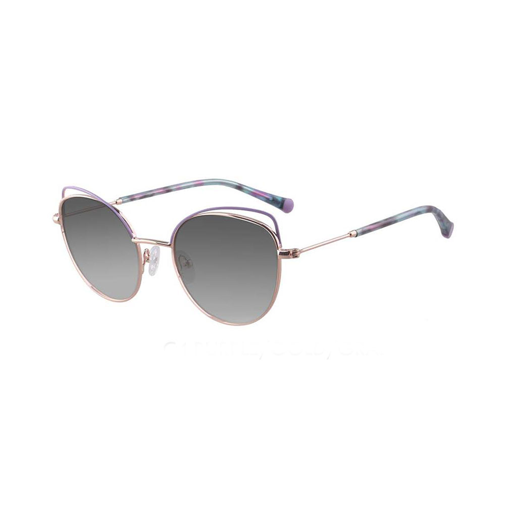 Gd Double Color Sunglasses Customer Logo OEM ODM  Fashion Design Women Metal Sunglasses  Sun Glasses