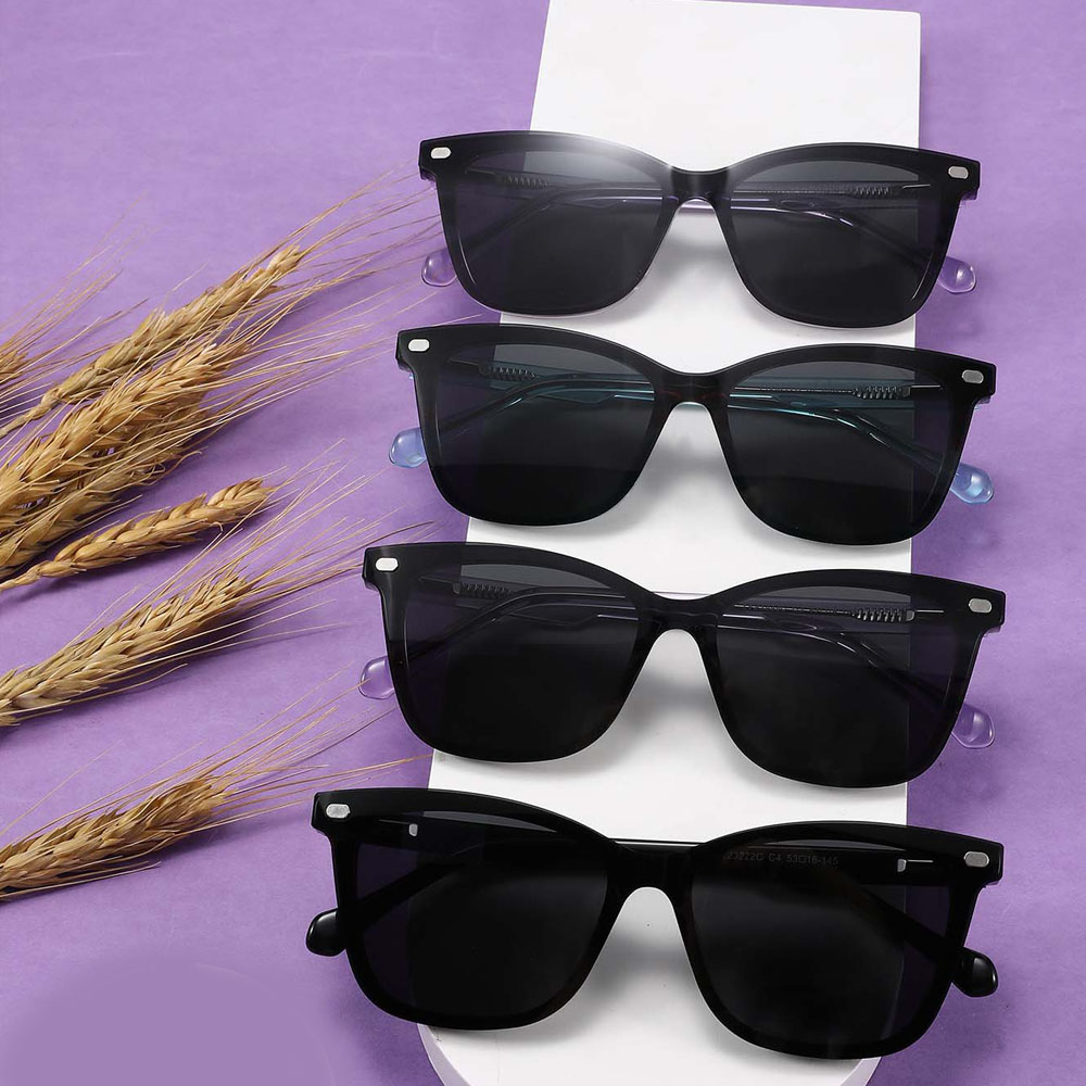 GD Customer Logo  Women New Fashion Acetate Clip On  Sunglasses Popular Sunglasses