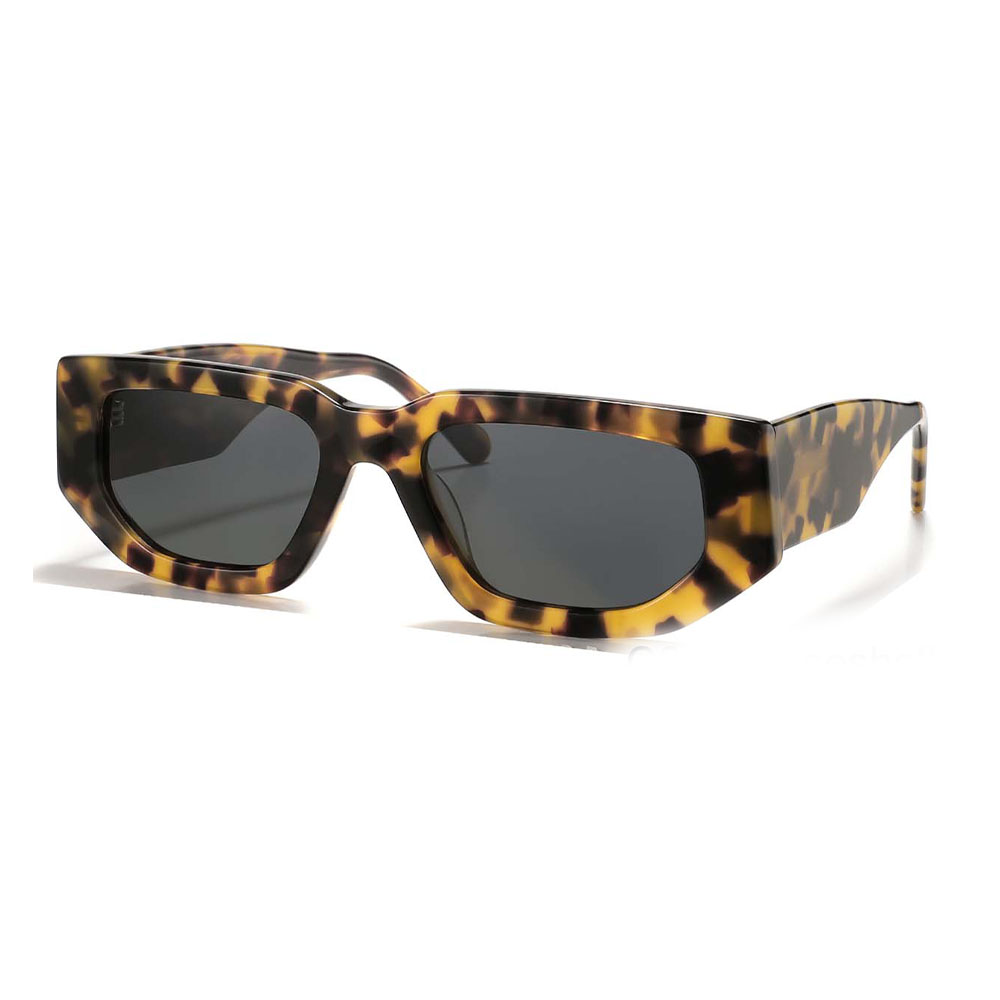 GD Wholesale Trendy Fashion Square Unisex  Acetate Polaroid Frame Sunglasses Outdoor sunglasses