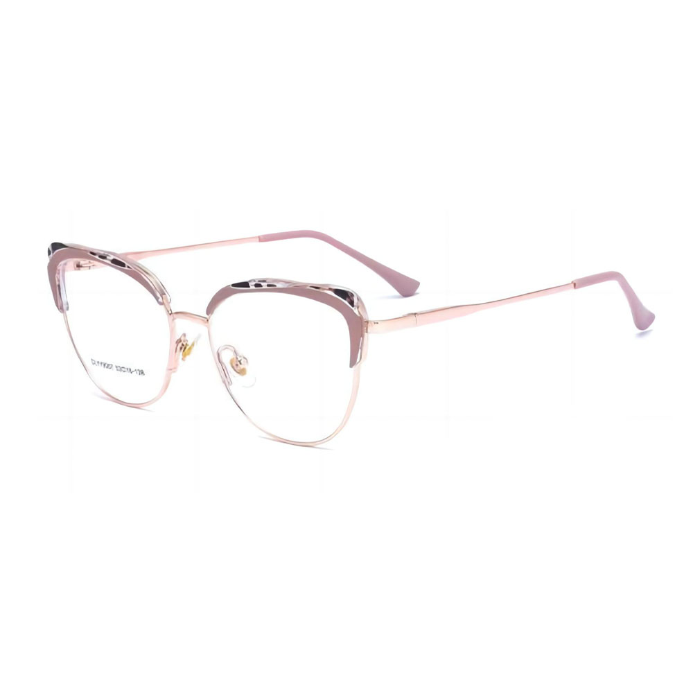 GD Luxury Style Hot Selling TR+Metal  Cat Eye Trendy Tr90 Frame Optical Fashion Glasses Eyewear Eyeglasses frames