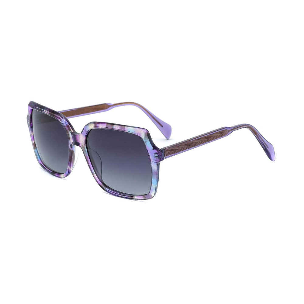 GD Colorful Hot Selling Classic Acetate Laminaion Sunglasses Vintage Retro Women Luxury Shades UV400 Sunglasses Big Frame Acetate Sunglasses