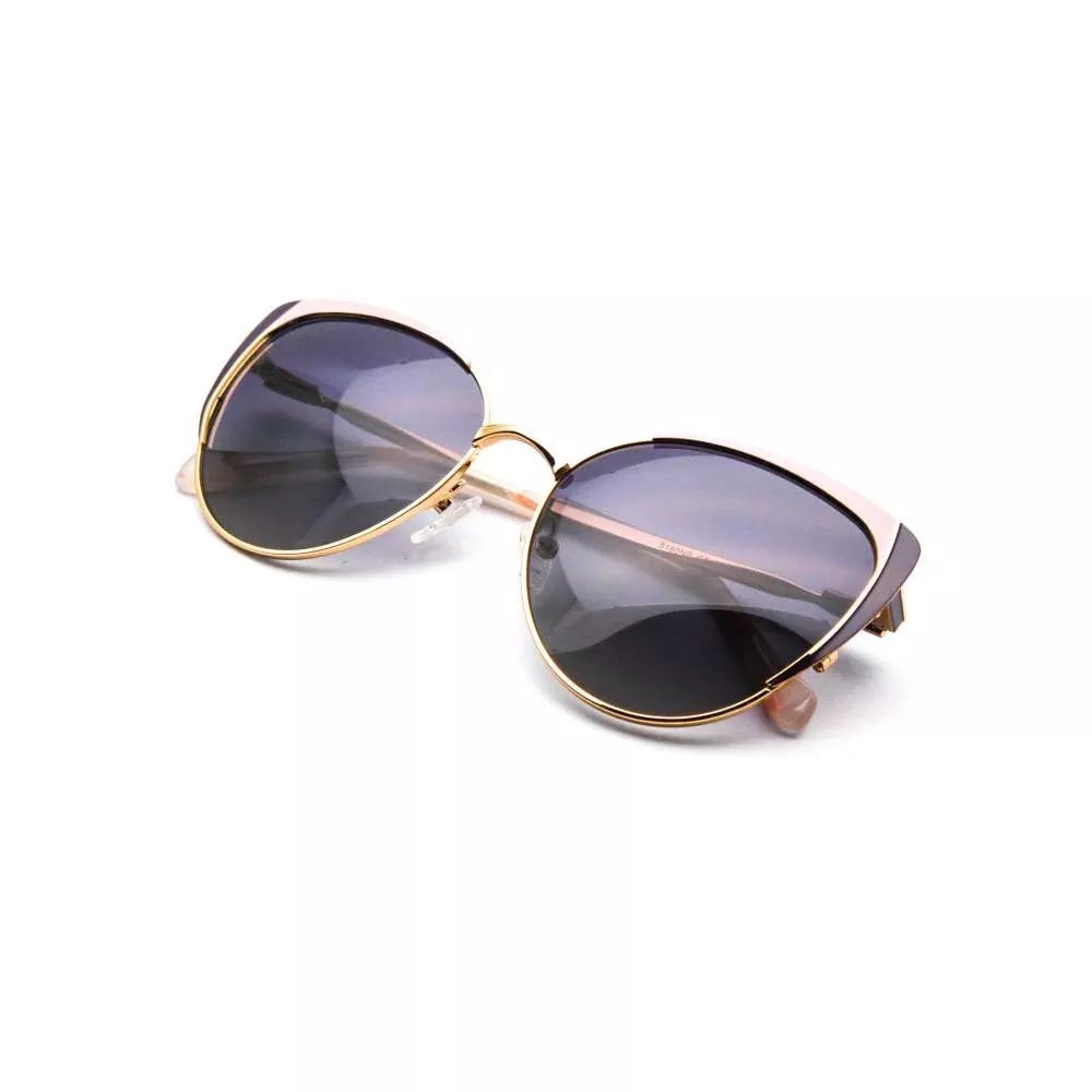 GD Trendy Oversize Women Metal Sunglasses Cat Eye Shape Metal Spring Hinge Sunglasses glasses sunglass polarized high quality sunglasses
