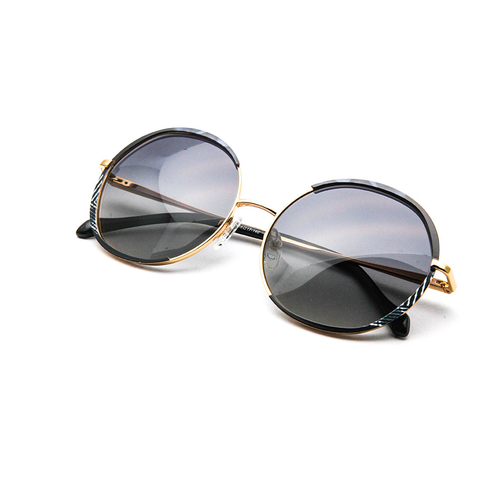 GD Vintage Style Women Metal Round Sunglasses Metal Sun Glasses Polarized Sunglasses UV400 Anti-UV Wholesale sunglasses frame sun glasses