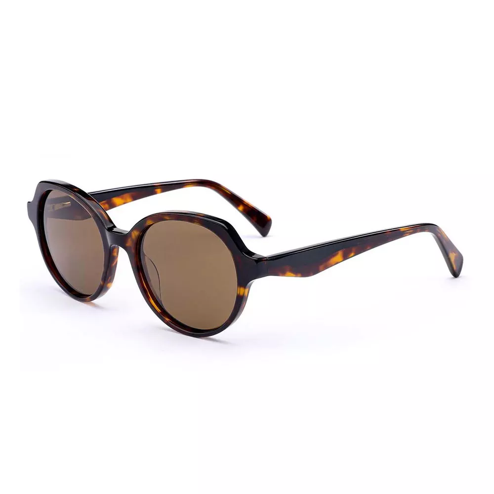 GD Upgraded Mirror Leg decorative printing design   Classic lady  Mirror Leg Sunglasses,Made of Acetate Fiber Material