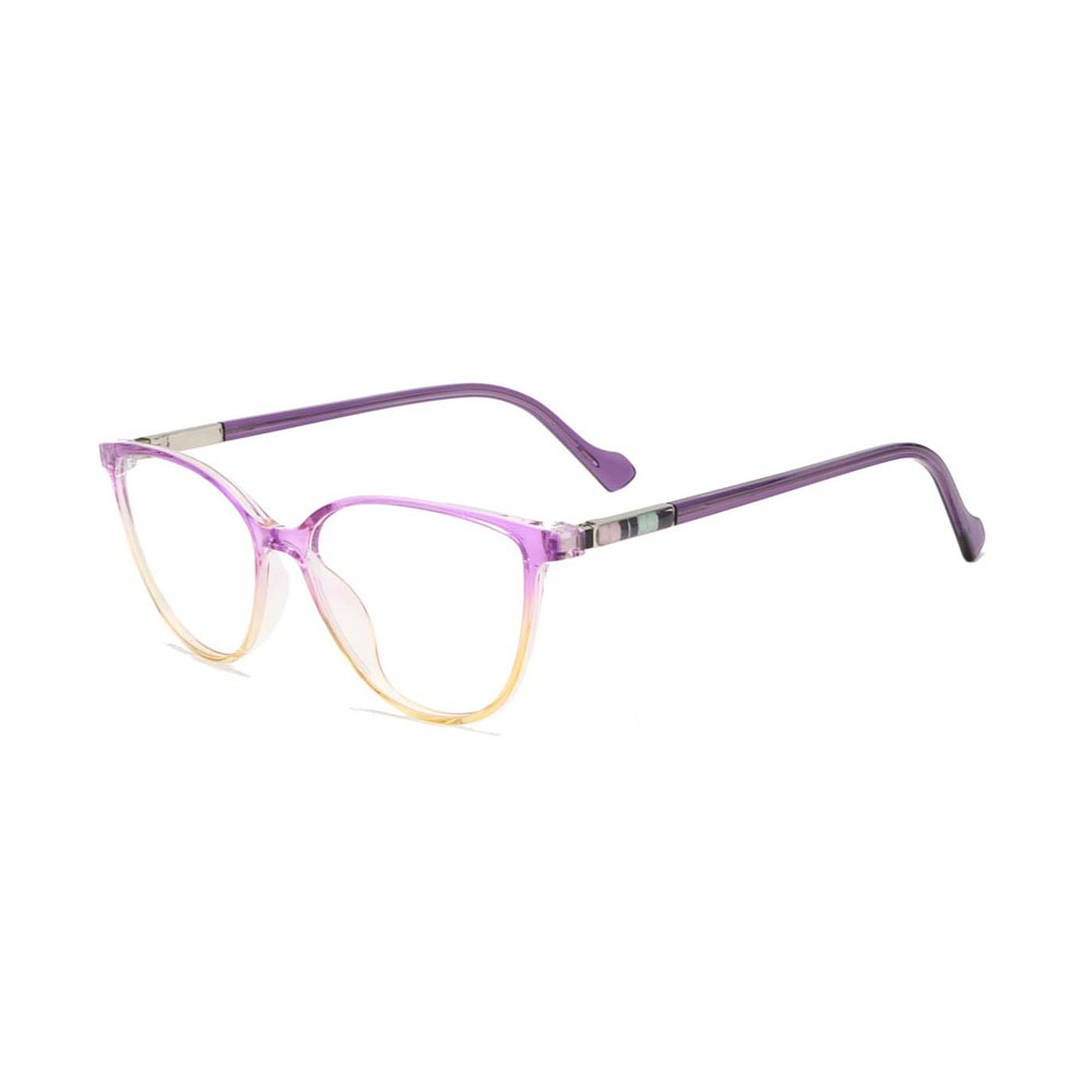 Gd New Arriving  Women Double Color in Stock Women Tr90 Optical Frames Eyeglasses Frames Eyewear Hinge Frame glasses