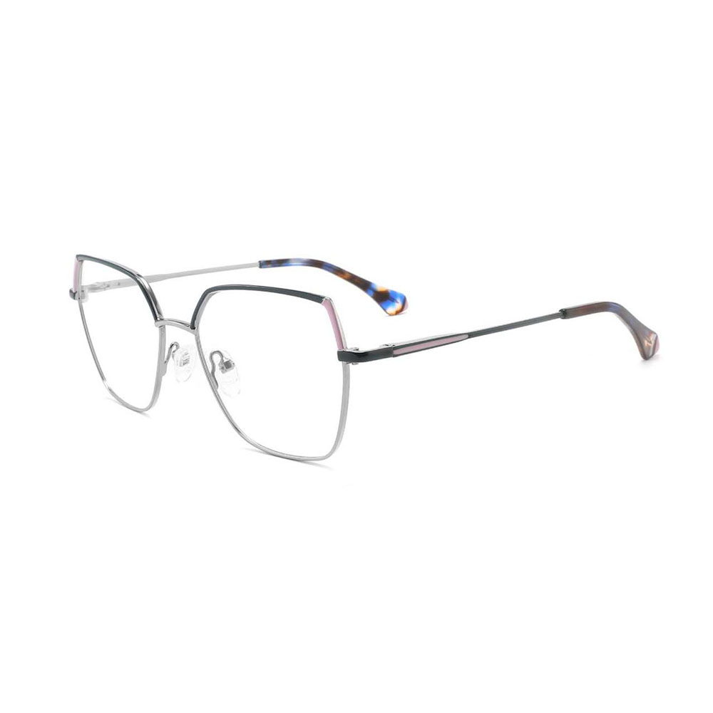 GD Retro Double Color Design Metal Optical Frames Women Metal Eyewear Eyeglass Optical Glasses Frame