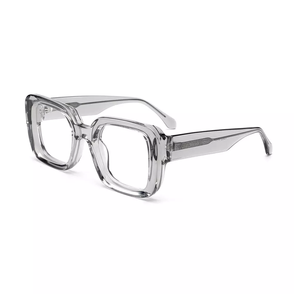 Gd High End Three-dimensional Inclined Plane Acetate Frame Decoration for Woman eyewear frame In Stock Hinge Frames Big Frames