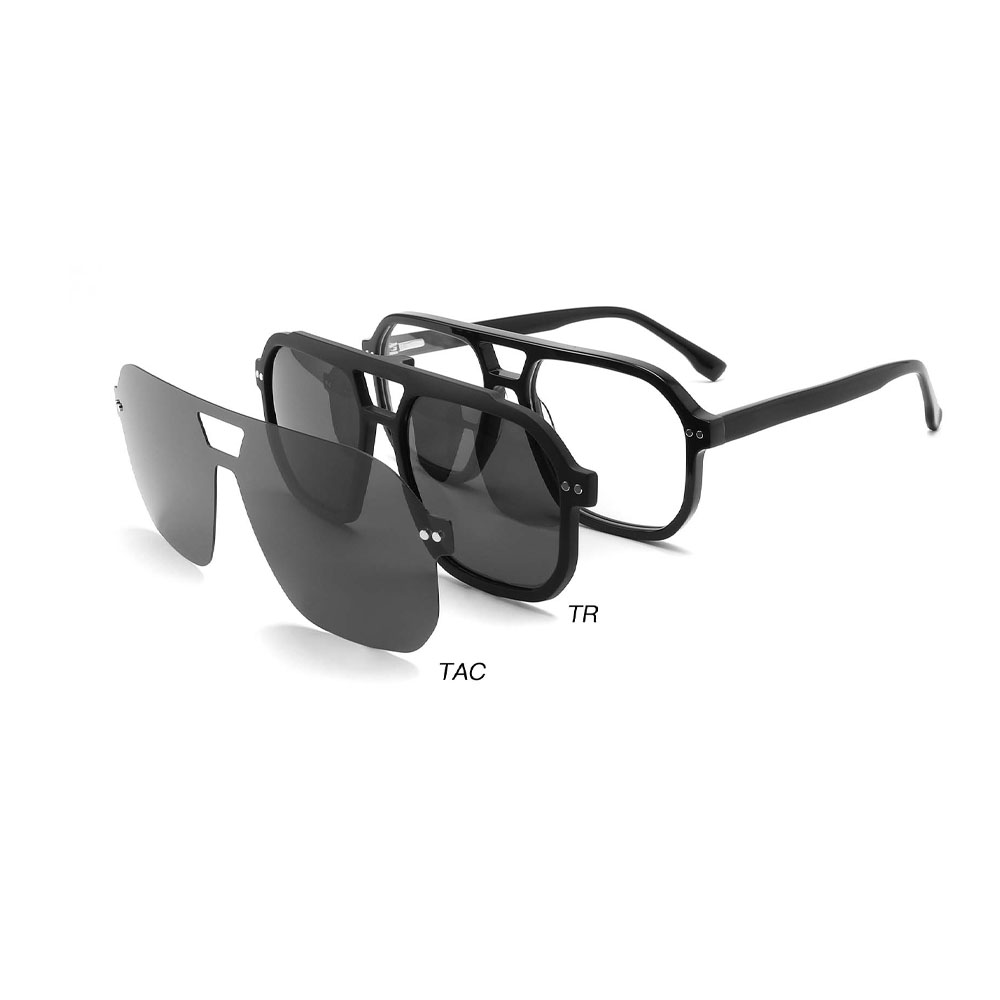 GD Hot Selling Newest Fashion High Quality Acetate Clip on Polarized Custom Women Unisex Sunglasses gafas de sol