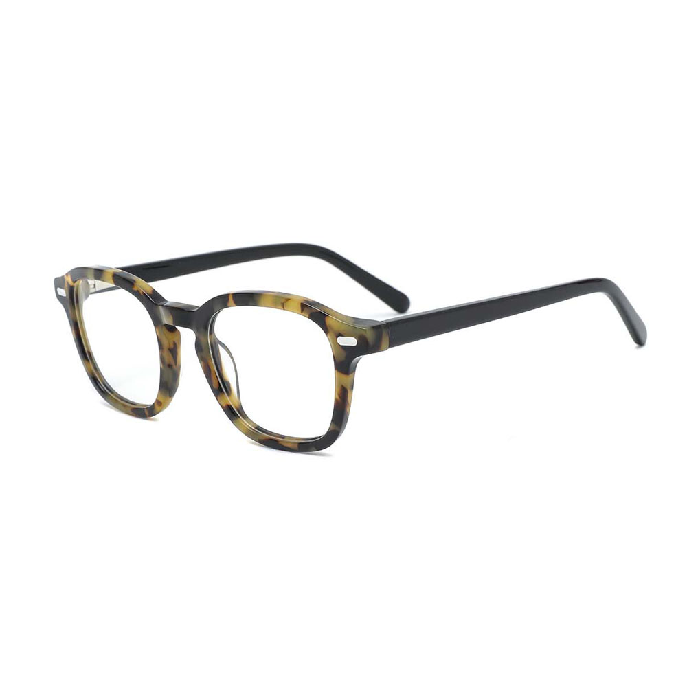 GD Classic Eyeglass Frames Tortoise Acetate Eyewear Designer Optical Spectacle Fashion Italian Glasses Optical Transparent Acetate Glasses for Ladies