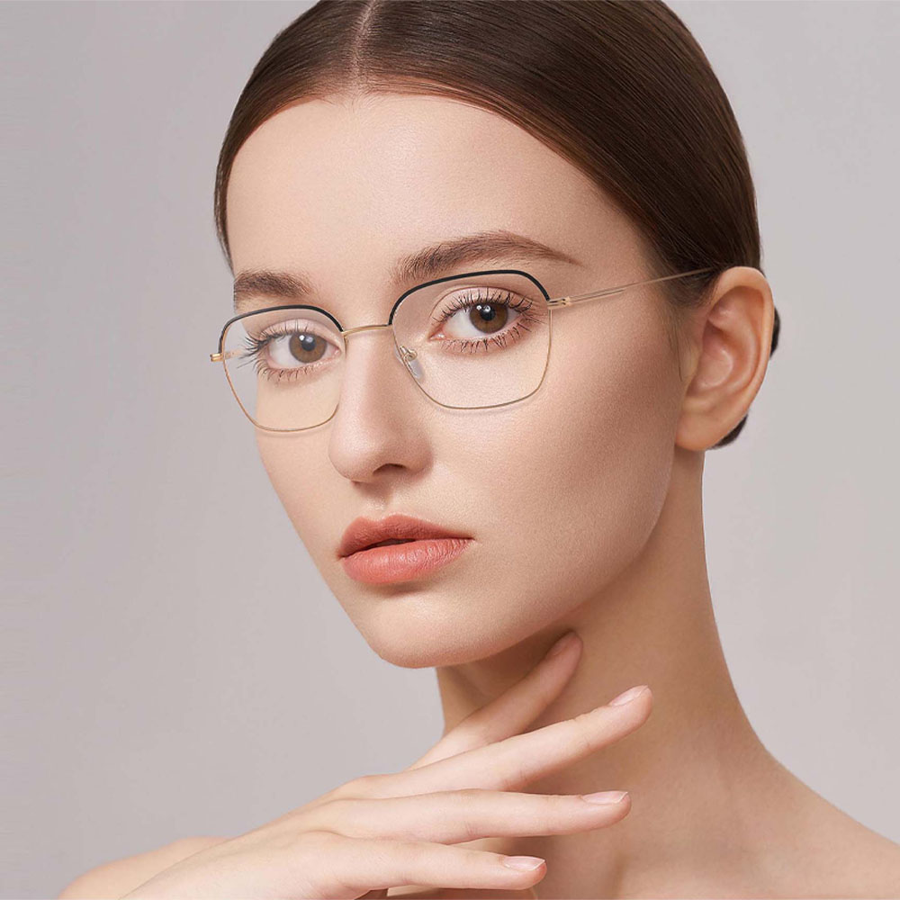 GD High Quality Newest Fashion Trendy Women Metal Optical Glasses Frame Women Designer Eyeglasses Frame New Eye Glasses