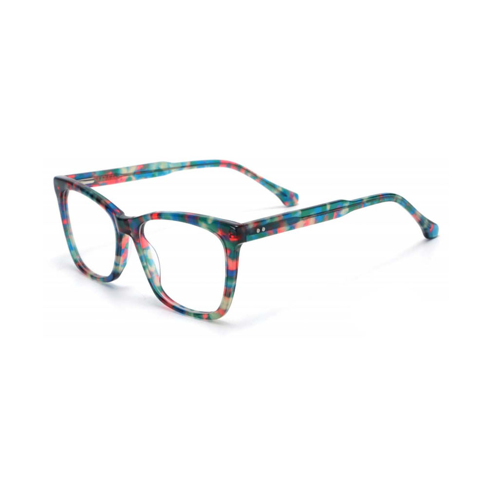 GD Vintage Beautiful Color Cheap Lamination Acetate Optical Frames Women Acetate Eyeglasses Frames In Stock
