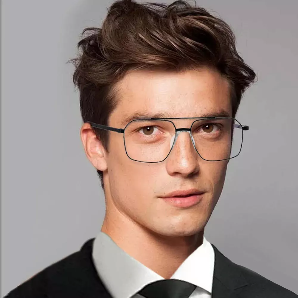 GD Classic Ready To ShipHigh Quality Ready Stock Full Rim Metal Square Glasses Mens Glasses Eyeglass Frames Optical Frame