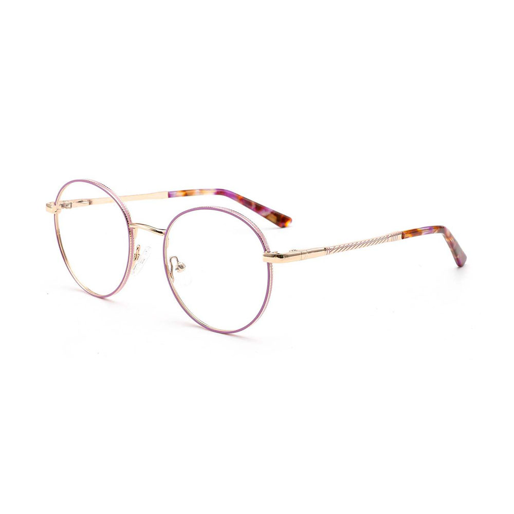 Gd Popular Design Retro Round Wome Metal Optical Frames Fashion in Stock Eyewear Popular Eyeglasses Glasses Frames