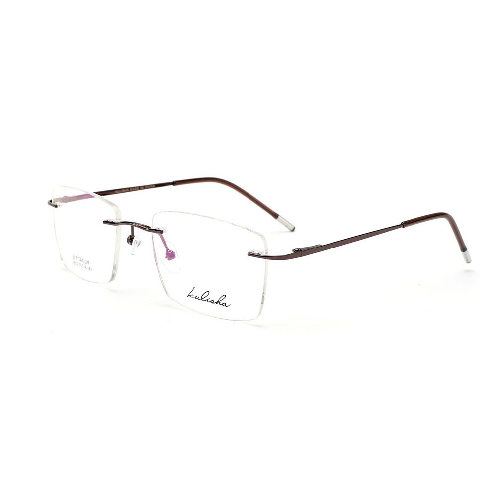 GD Super Cheap Rimless Men Metal Square Optical Frames in stock eyewear frames  hinge frames