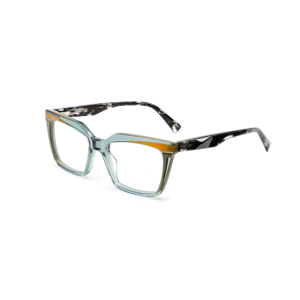 Gd Vintage Men Square Lamination Acetate Optical Frames Unisex Acetate Eyeglasses Frames in Stock glasses-frames
