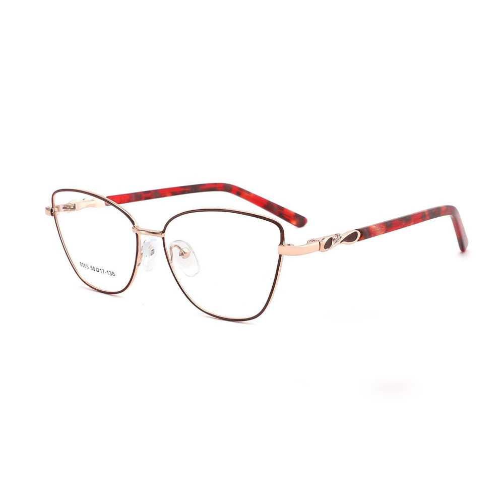Gd Hinge Frame Metal glasses-frames Women Metal Frames Optical Eyeglasses with Customised Logo Fashion Metal Frame Eyeweares
