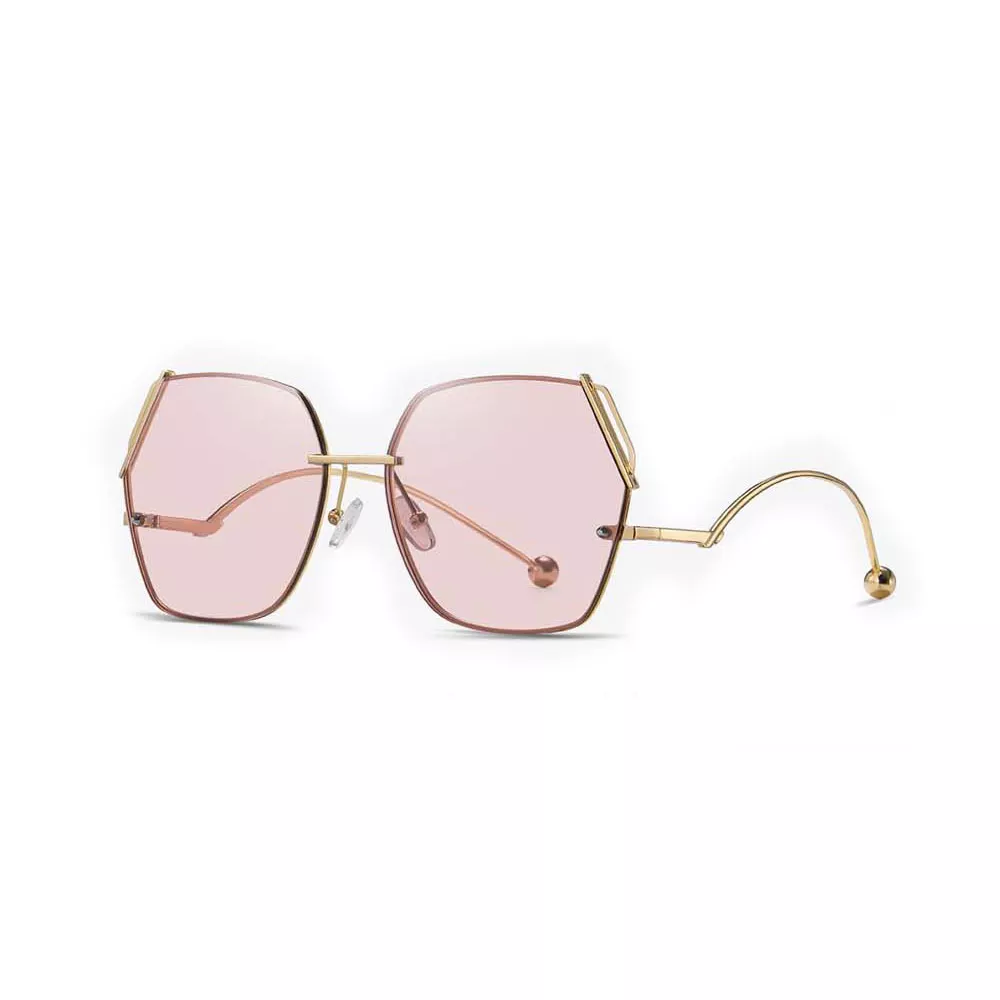 Gd  Fashionable Popular Design Oversize Women Metal  Sunglasses Colorful  Lenses Sunglass Trend Best Selling Sunglasses custom sunglasses Women Outdoor Glasses