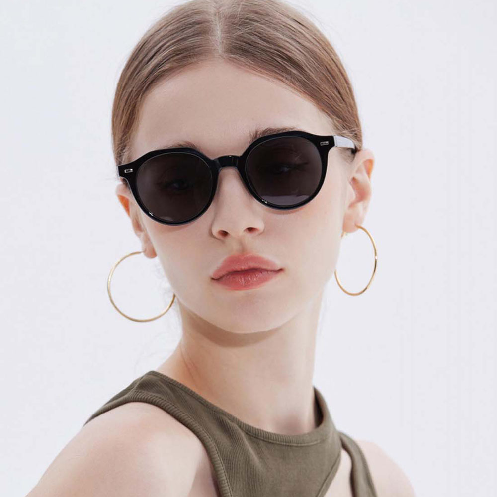 GD Hot Sale Custom Fashion Sunglasses Women Sunglass Tac Polarized Lenses Gray Clear PC Frame Sunglasses Luxury Sunglass