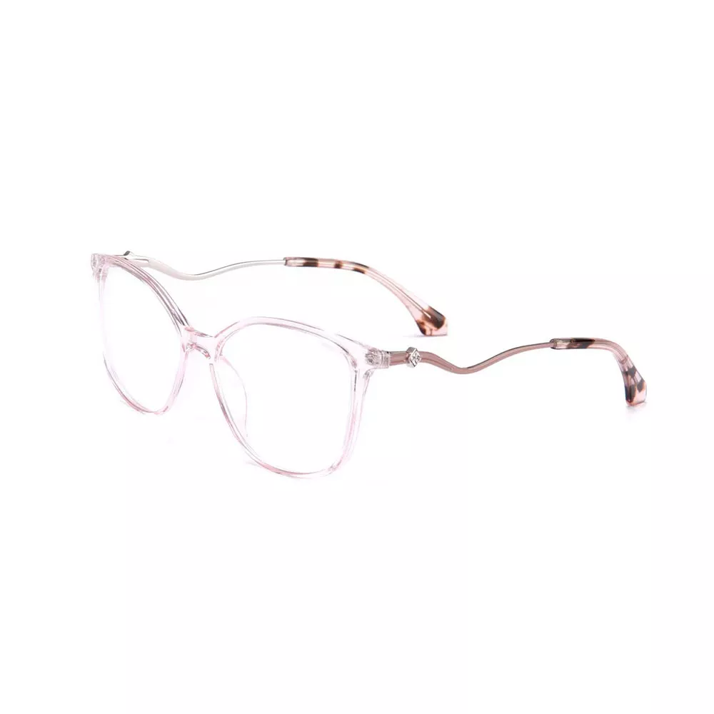 Gd Italy Design Beautiful Tr Optical Frames Diamond Tr+Metal Temples Glasses Frame Spectacle Beautiful Optical Frames for Women