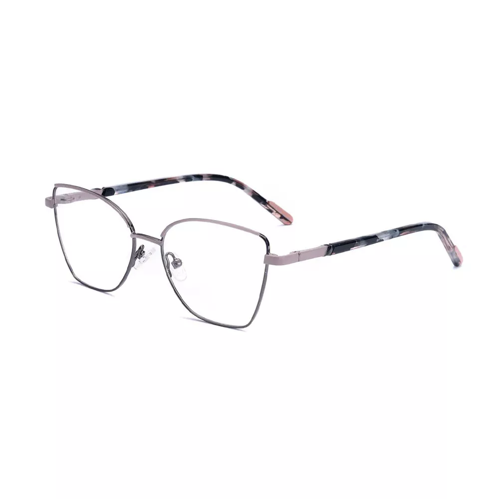 Gd Wholesale Retro Women Metal Eyeglasses Frames Beautigul Color Ladies Women Graceful Optical Frames Hinge Frames Eyeglass Frames