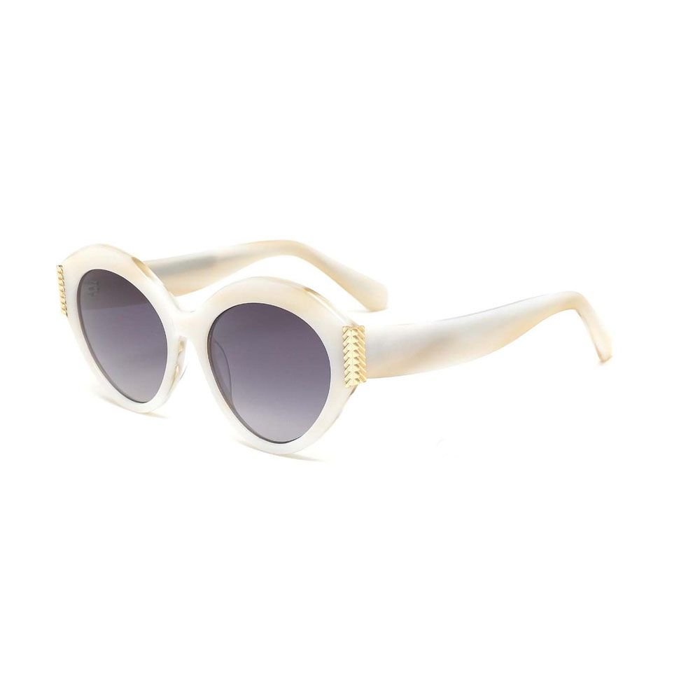 Gd Brand Shape  Fashion Round Lamination Acetate Sunglasses New Arrive Classic Design Oversize Acetate Luxury Sunglass