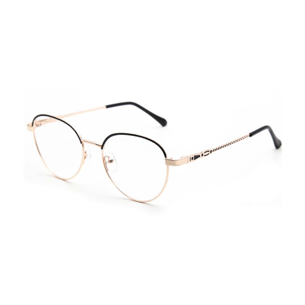 Gd Wenzhou Factory Cheap Double Color  Women Metal Optical Frame Stylish Metal Optical Spectacle Frame eyeglass frames