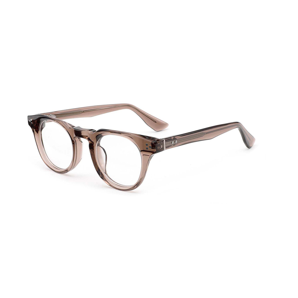 Gd New Arrival  High Quality Luxury round Shape Full Rim women Acetate Rectangle Optical Frame in Stock