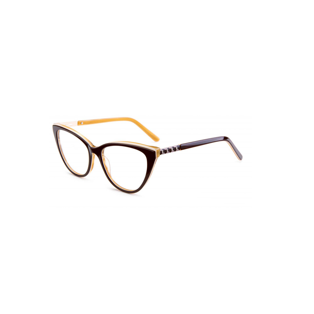 Gd Fashionable Style Design Cat Eye Shiny Acetate Popular  Optical Frames