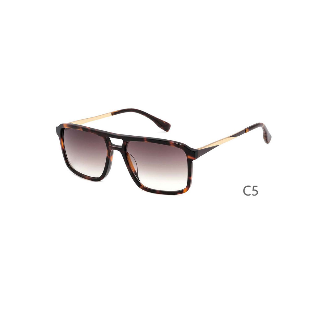 Gd High-quality Men and Women Double bridge Fashion Acetate Eyewear  Sunglasses